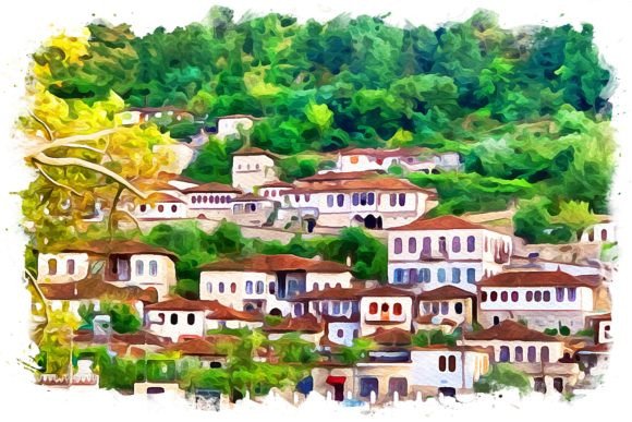 Berat Albania Exquisite Watercolor: A Handmade Crafter’s Honest Review for Real Crafting Use