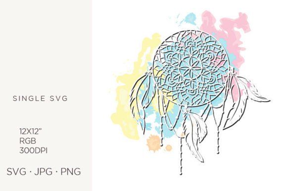 Dream Catcher and Watercolor Splash: A Visual Designer’s Take on This Artistic Illustration