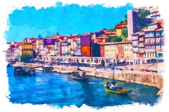 Evora Portugal Exquisite Watercolor Illustrations: A Designer’s Review for Brand Storytelling