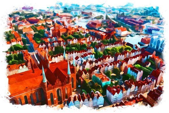Gdansk Poland Watercolor: A Designer’s Real-World Embroidery Review