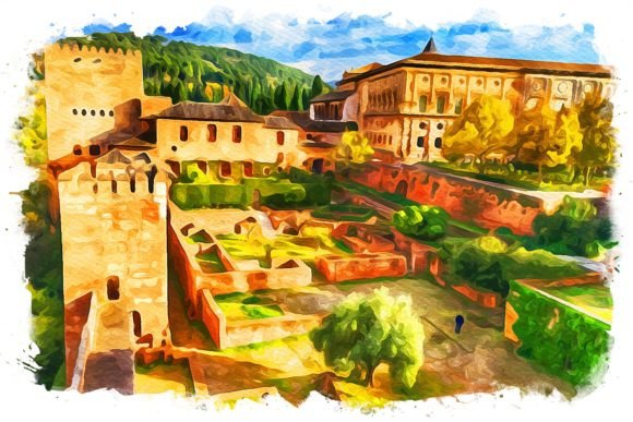 Granada Spain Exquisite Watercolor: A Designer’s Honest Review for Real Embroidery Projects