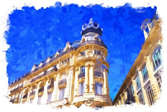 Montpellier France Exquisite Watercolor: A Designer’s Review of Visual Storytelling for Branding and Marketing
