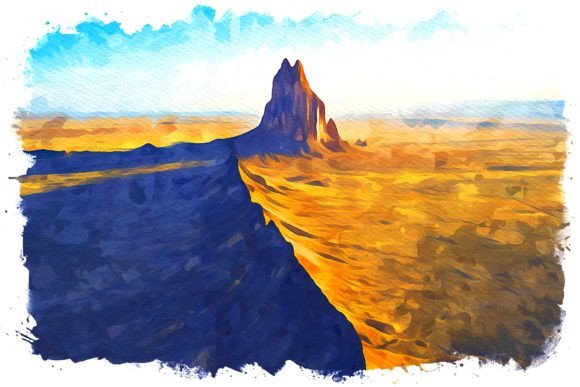 New Mexico U.S.A. Watercolor Illustrations for Crafters