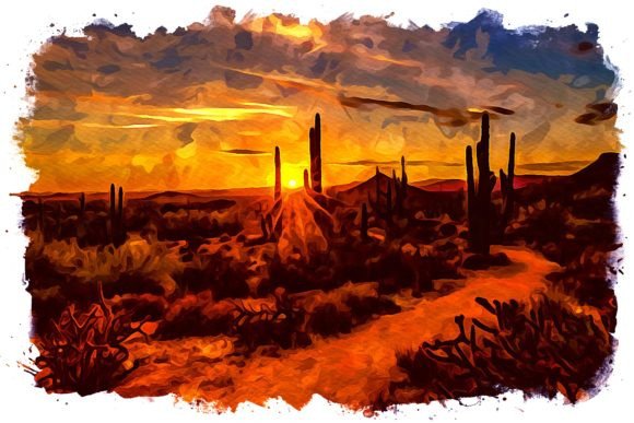 Scottsdale U.S.A. Watercolor: A Fresh Illustration for Modern Branding