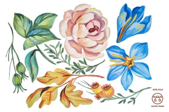 Watercolor Flower Clipart Hand Draw: A Visual Designer’s Review for Real Content Publishing